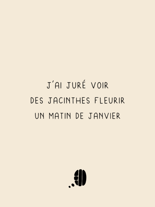 Un matin de Janvier