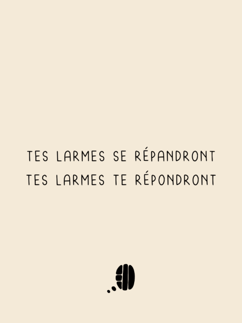 Tes larmes