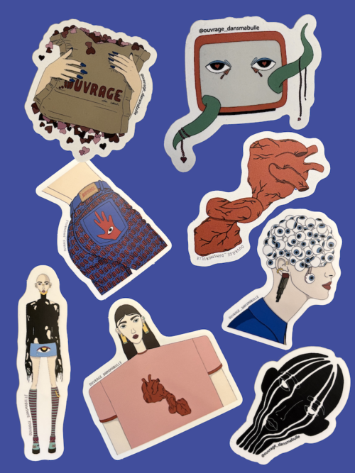 Pack 8 stickers