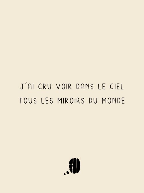Dans le miroir
