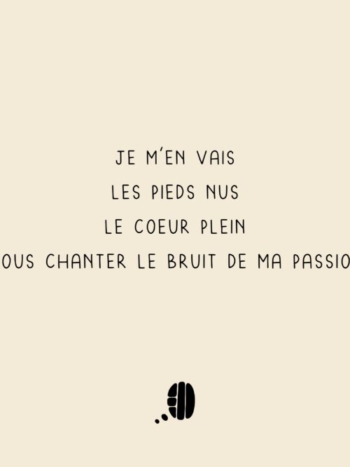 Je m'en vais