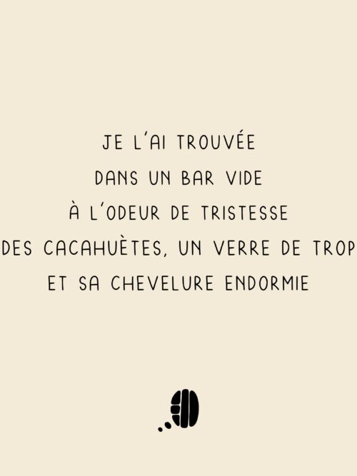 Le bar vide